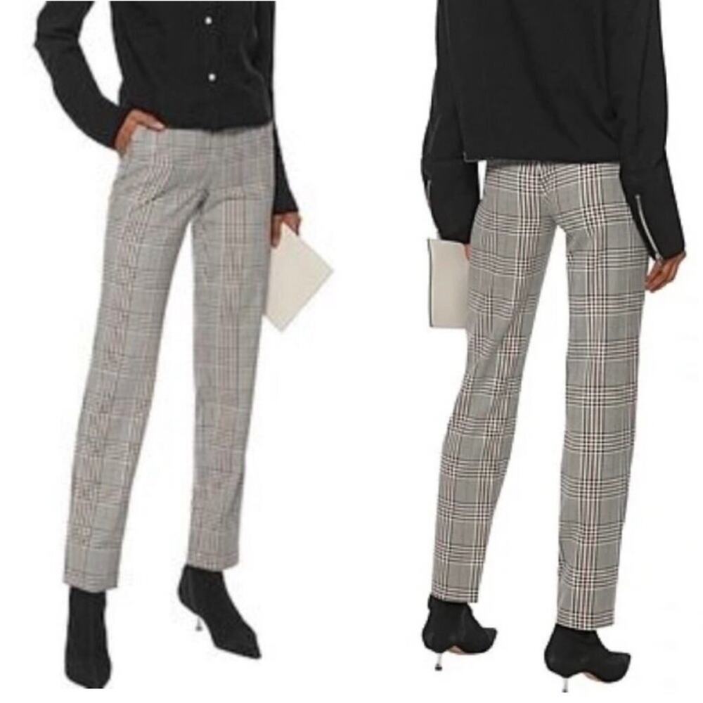 Robert Rodriguez Tailored Trousers in Prince of Wales Plaid